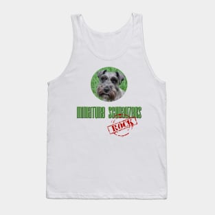 Miniature Schnauzers Rock! Tank Top